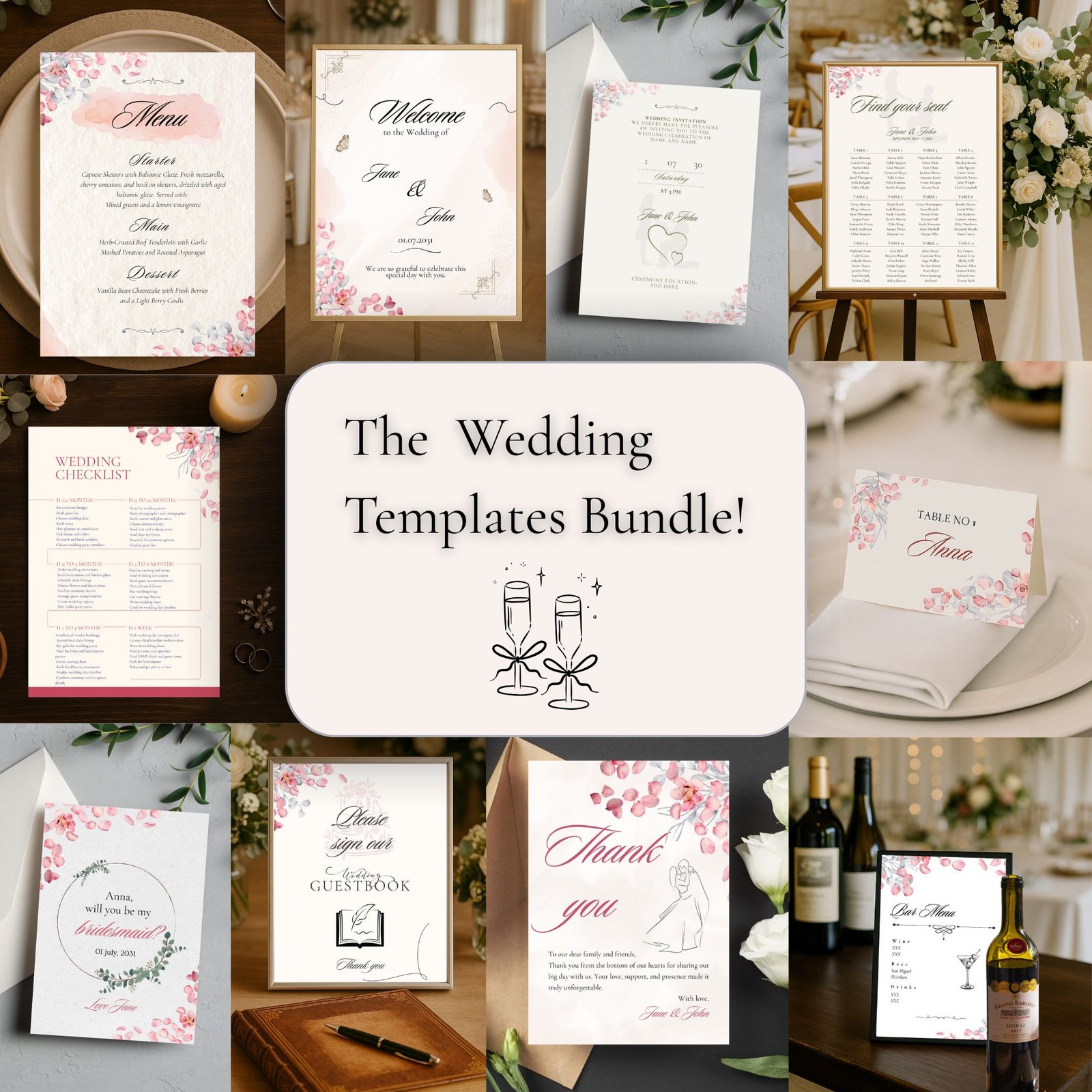 Wedding Planner Bundle (1) Wedding bundle image